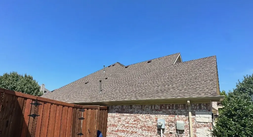 Completed roof replacement project in San Marcos